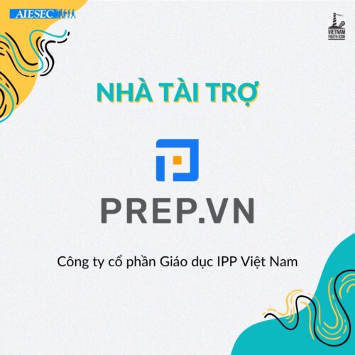 Prep- Nhà tài trợ sự kiện Vietnam Youth Icon 18- Aiesec Vietnam