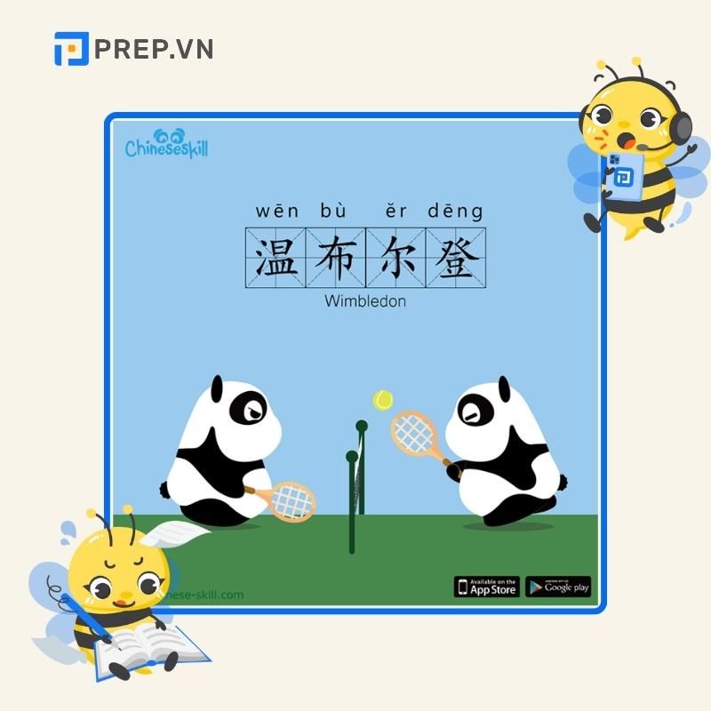 App học từ vựng tiếng Trung Chinese Skill