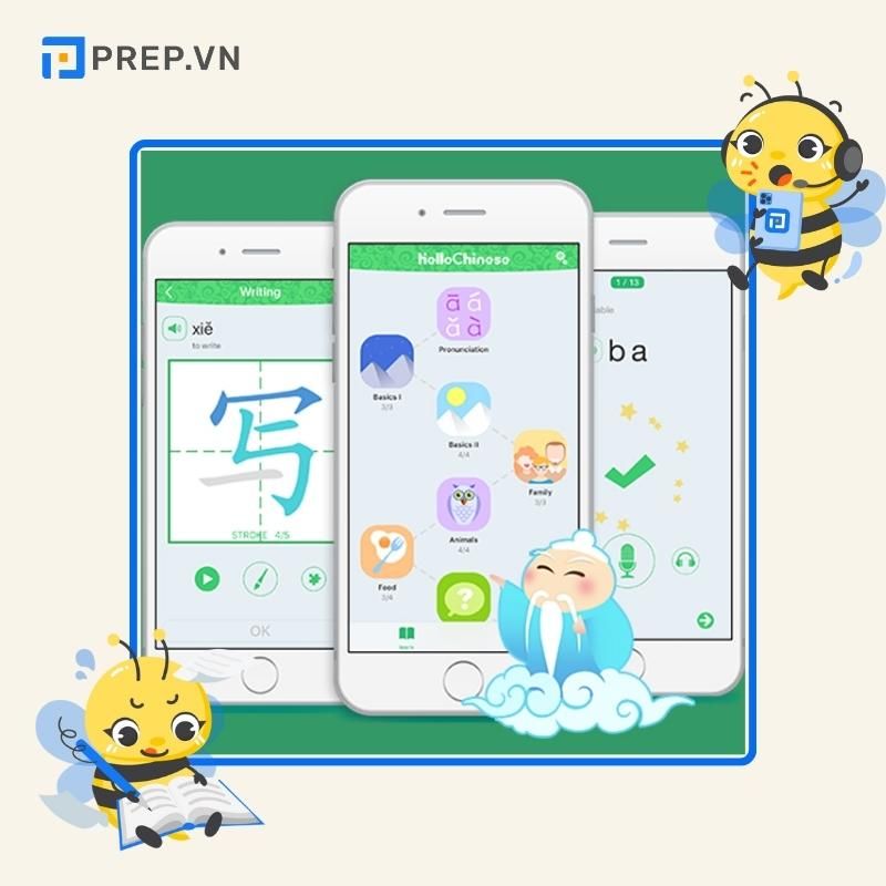 App học từ vựng tiếng Trung Hello Chinese