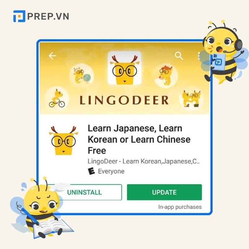 App học từ vựng tiếng Trung Lingo Deer