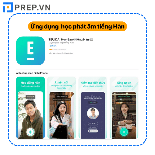 ứng dụng phát âm tiếng Hàn, app luyện phát âm tiếng hàn