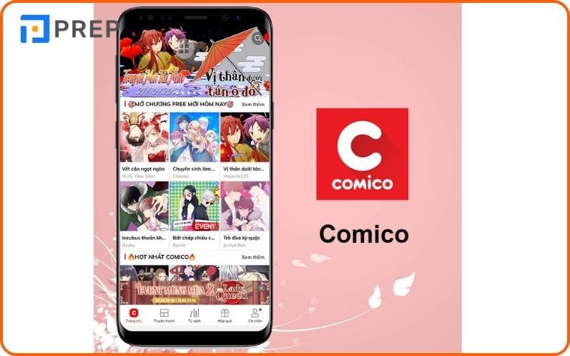App truyện tiếng Trung Comico