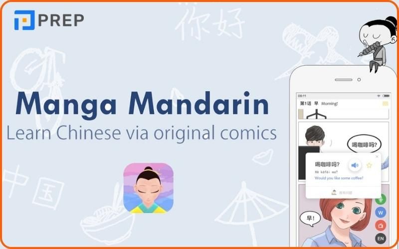 App đọc truyện tiếng Trung Manga Mandarin