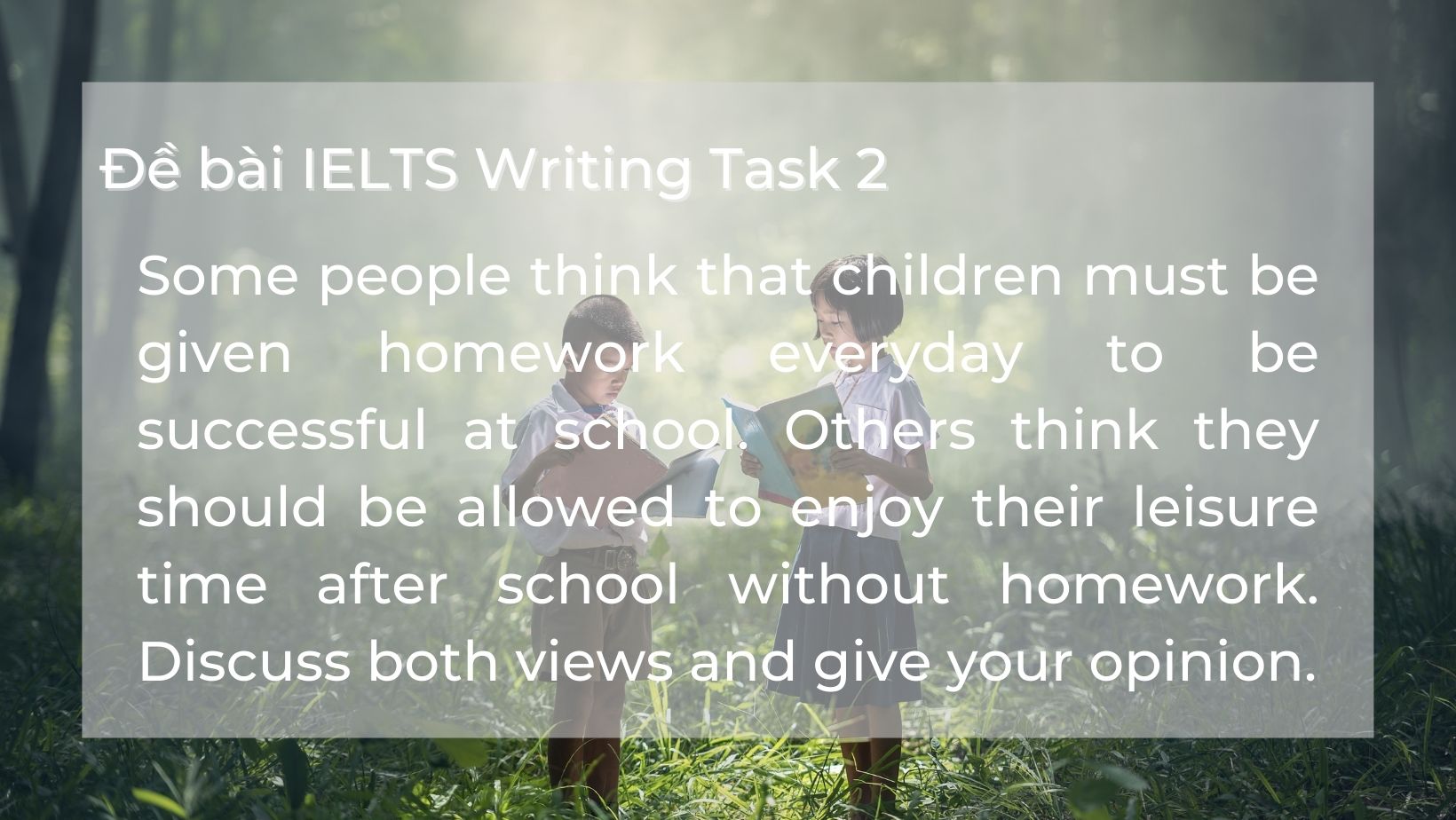 Ví dụ về cách viết Topic Sentence - Câu chủ đề trong IELTS Writing Task 2