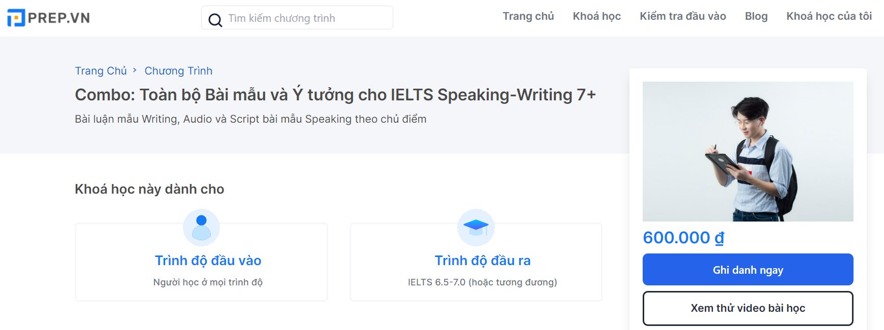 Combo toàn bài mẫu và ý tưởng cho IELTS Speaking - Writing 7+