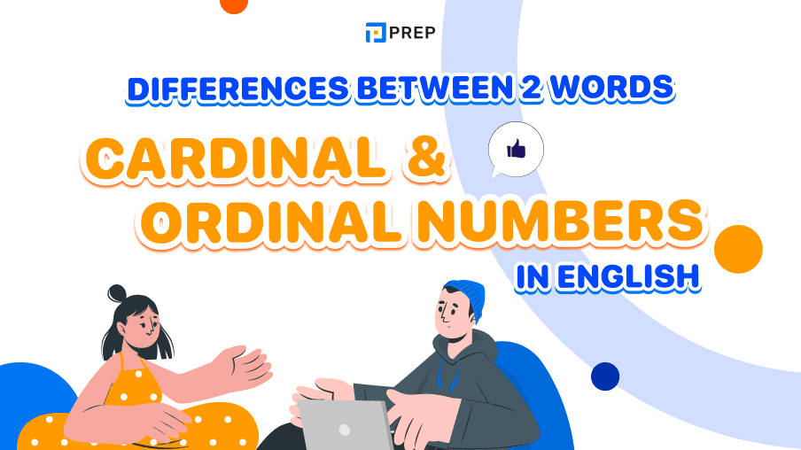 Differences between cardinal and ordinal numbers in English