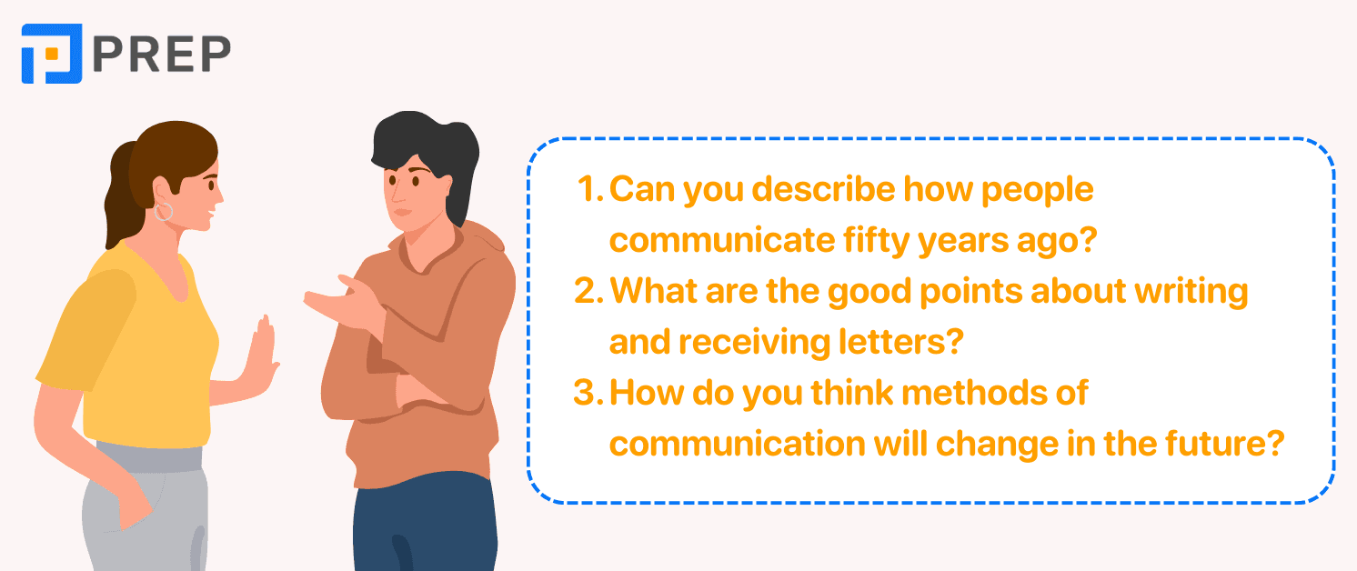 Câu trả lời mẫu Speaking Part 3: Changes in communication