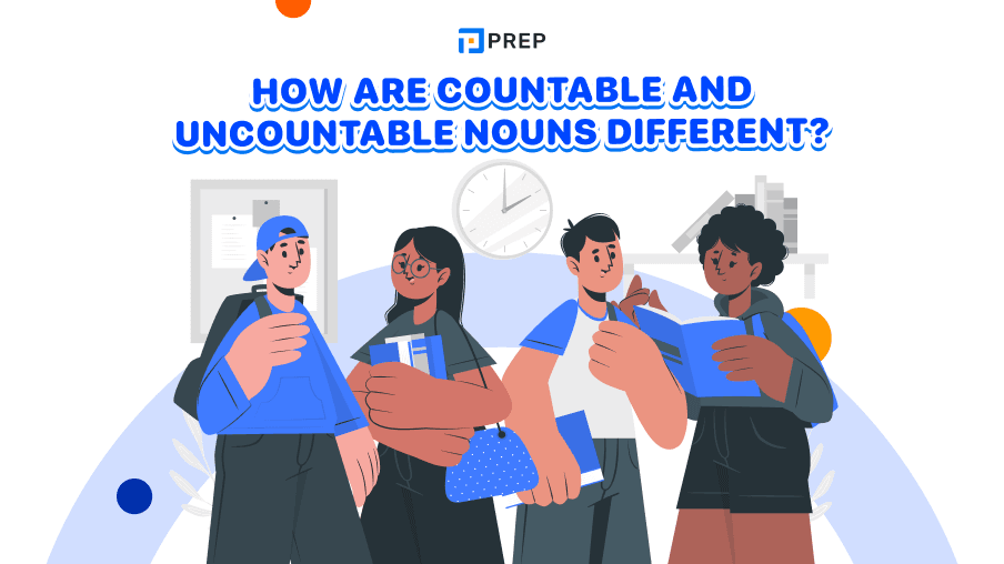 Distinguishing countable and uncountable nouns & practicing exercises