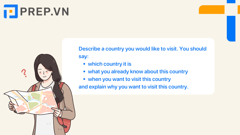 Describe a country you would like to visit