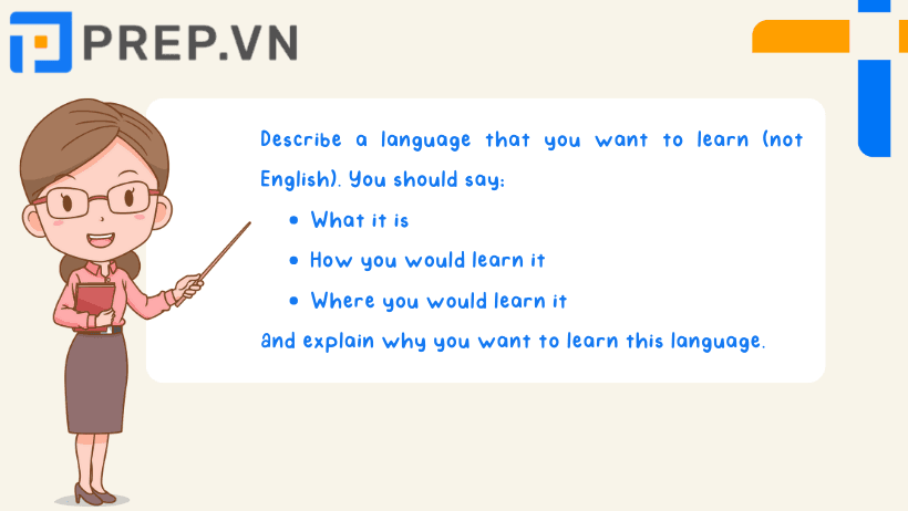 Describe a language that you want to learn