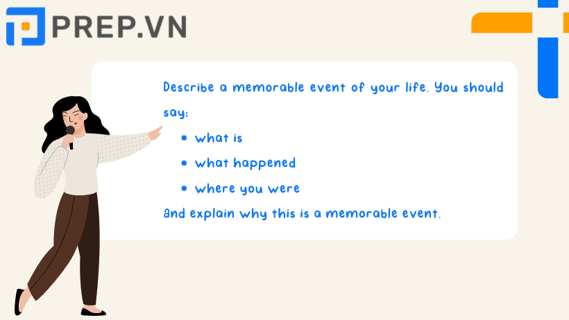 Describe a memorable event of your life