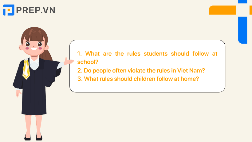 Câu trả lời mẫu IELTS Speaking Part 3: Rules