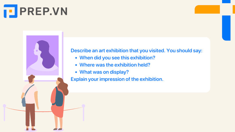 Describe an art exhibition that you visited