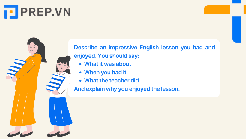 Describe an English lesson that you really enjoyed