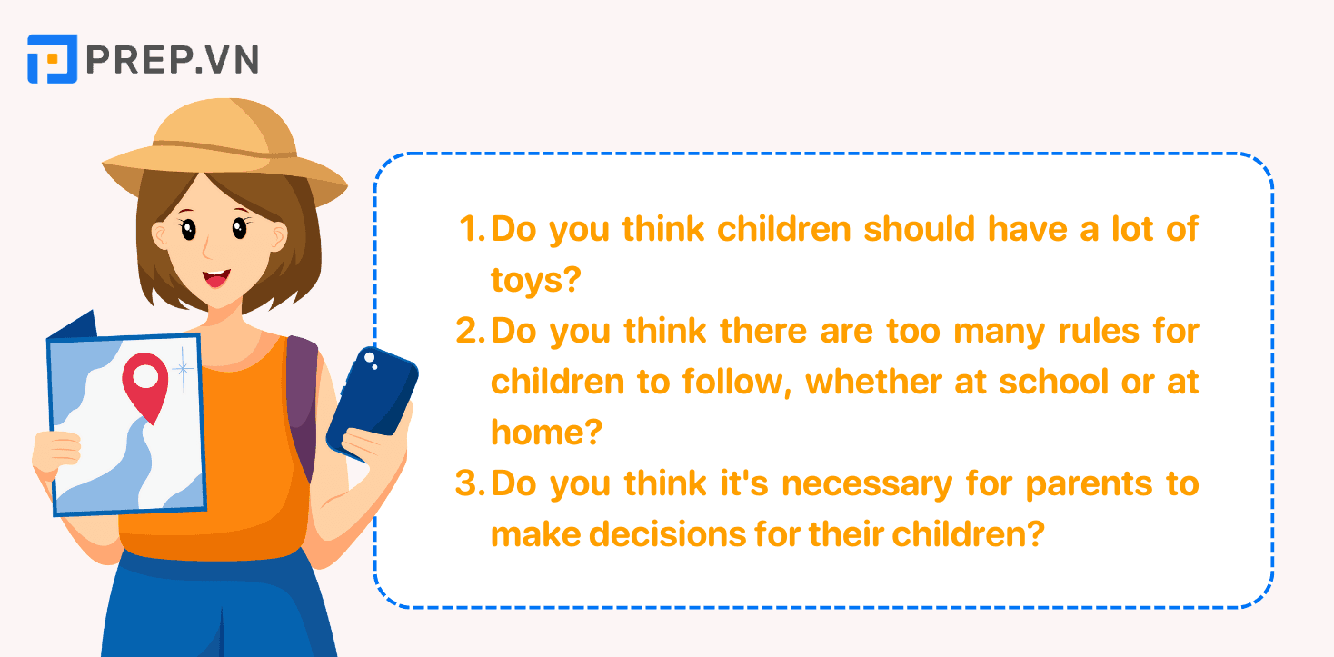 Câu trả lời mẫu Speaking Part 3: Describe an occasion when you spent time with a young child