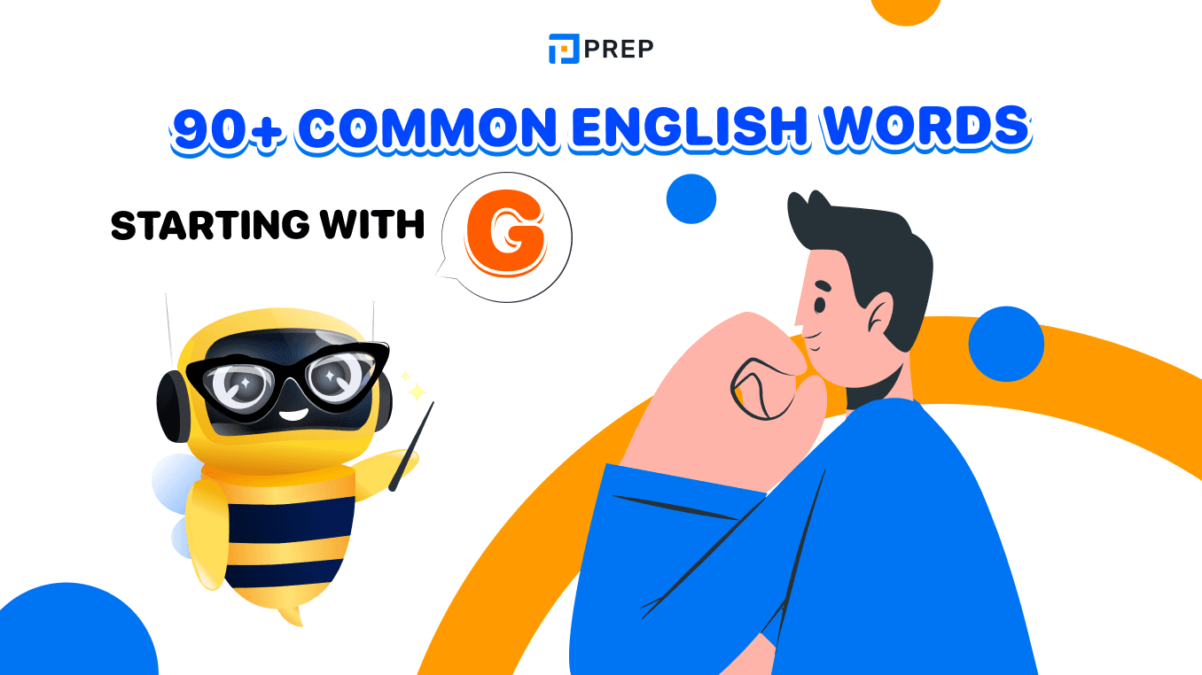 List of 90+ common English words starting with G