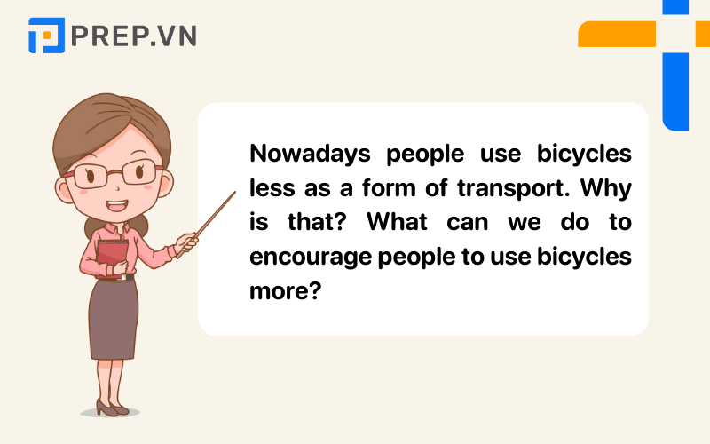 Essay mẫu về Cause and Solution chủ đề: Bicycles