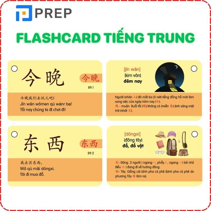 Flashcard tiếng Trung - học từ vựng nhanh, nhớ lâu