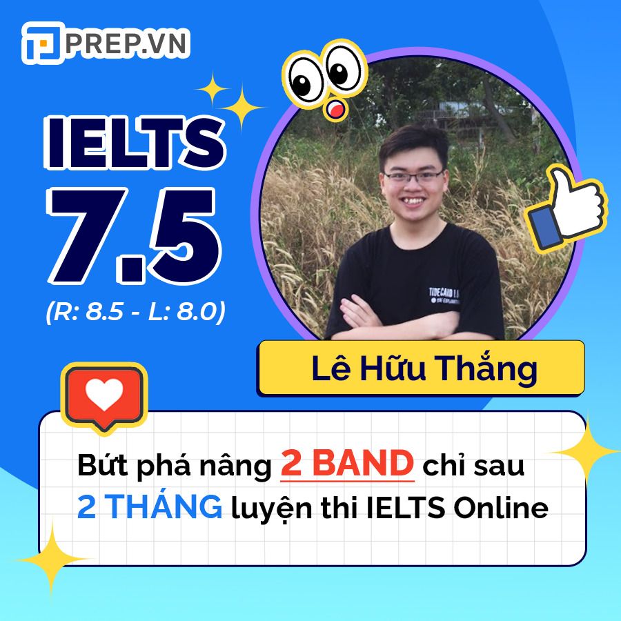 Lê Hữu Thắng (2004) - Preppy bứt phá nâng 2 band sau 2 tháng ôn luyện IELTS Online!