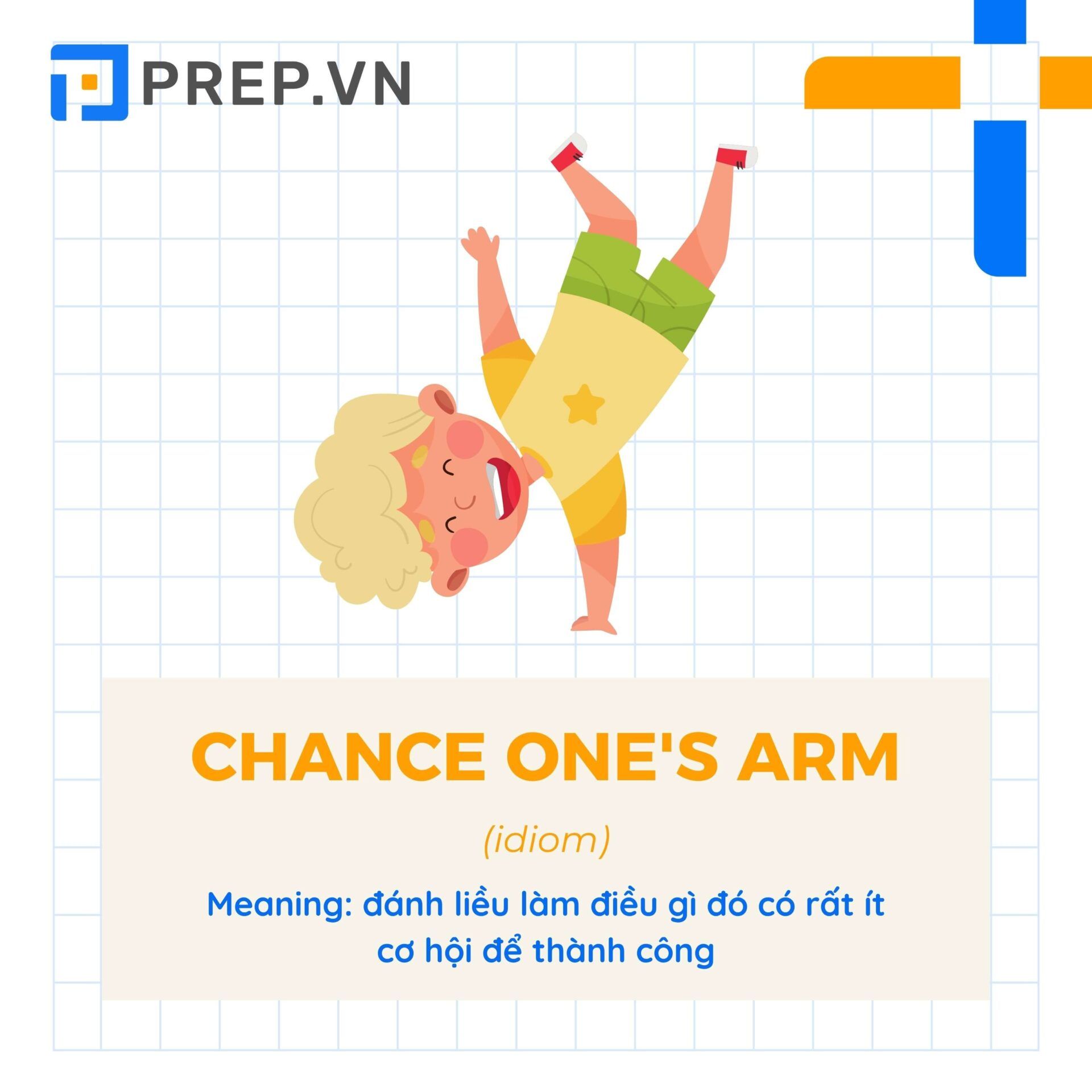 Thành ngữ "Chance one's arm"