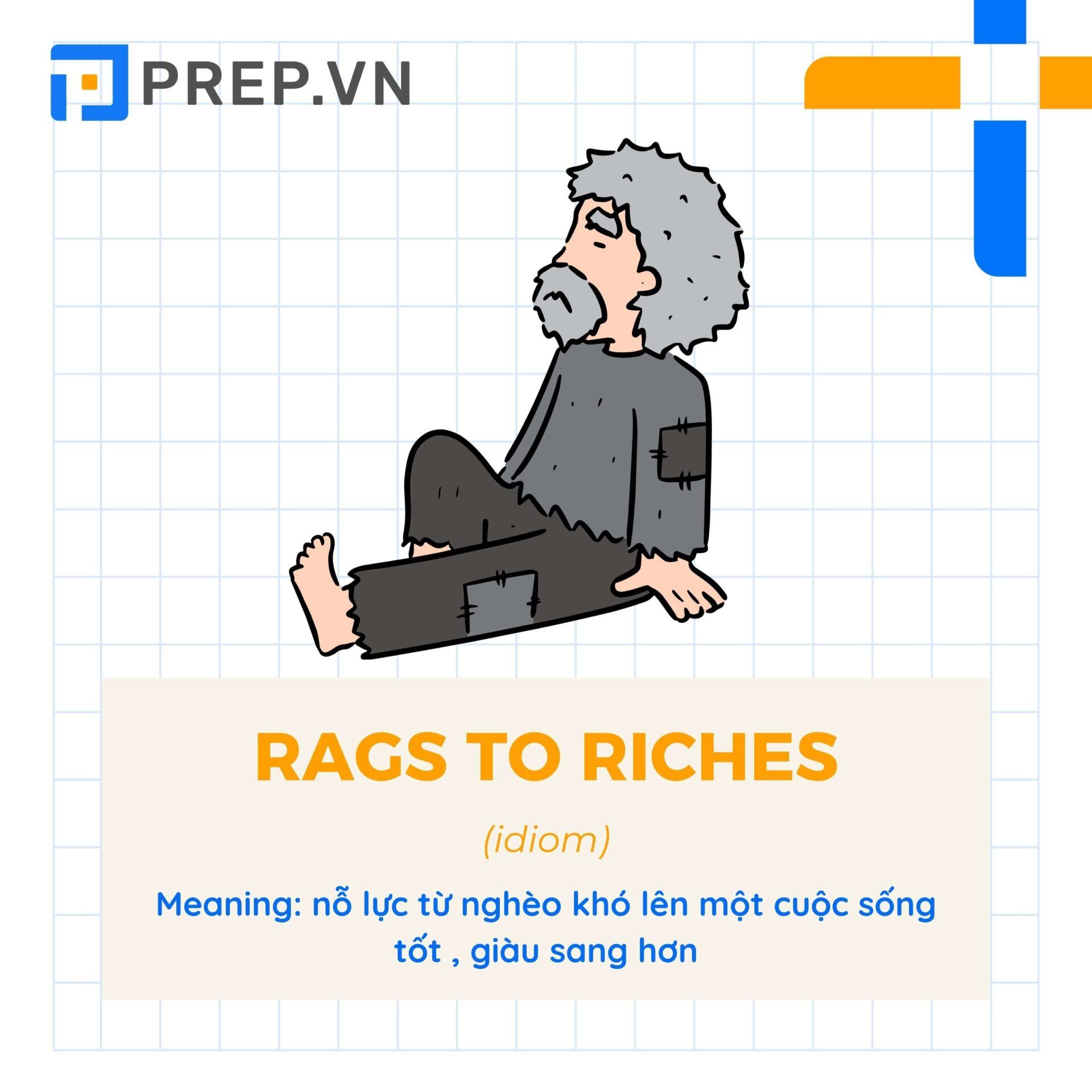 Thành ngữ "Rags to riches"