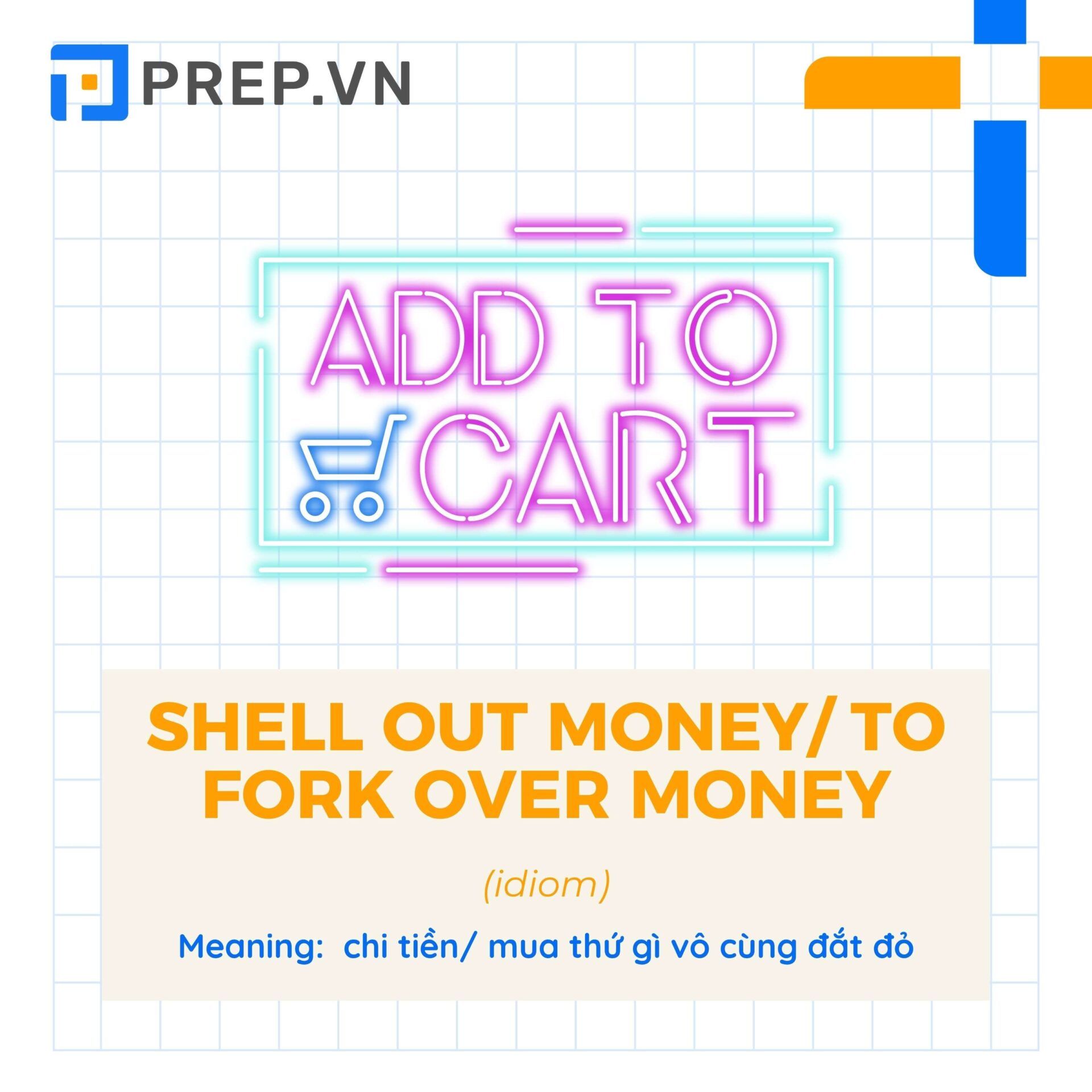 Shell out money/ to fork over money