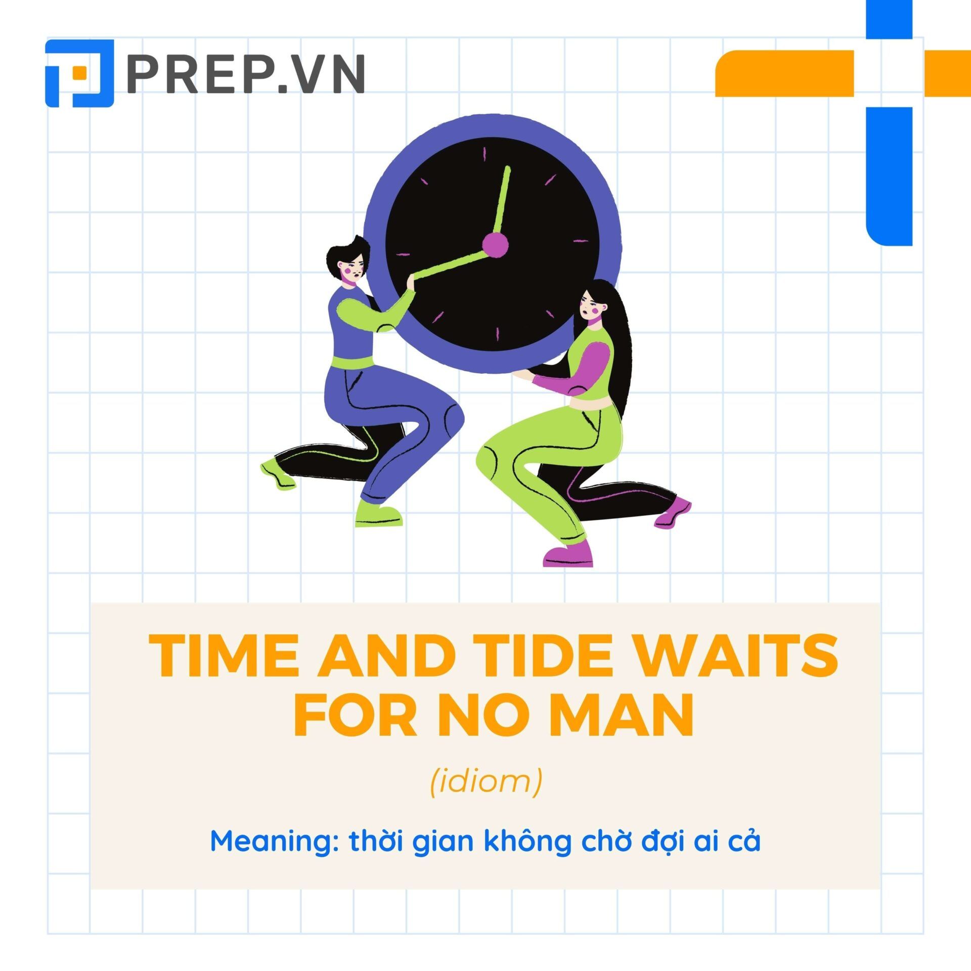 Time and tide waits for no man