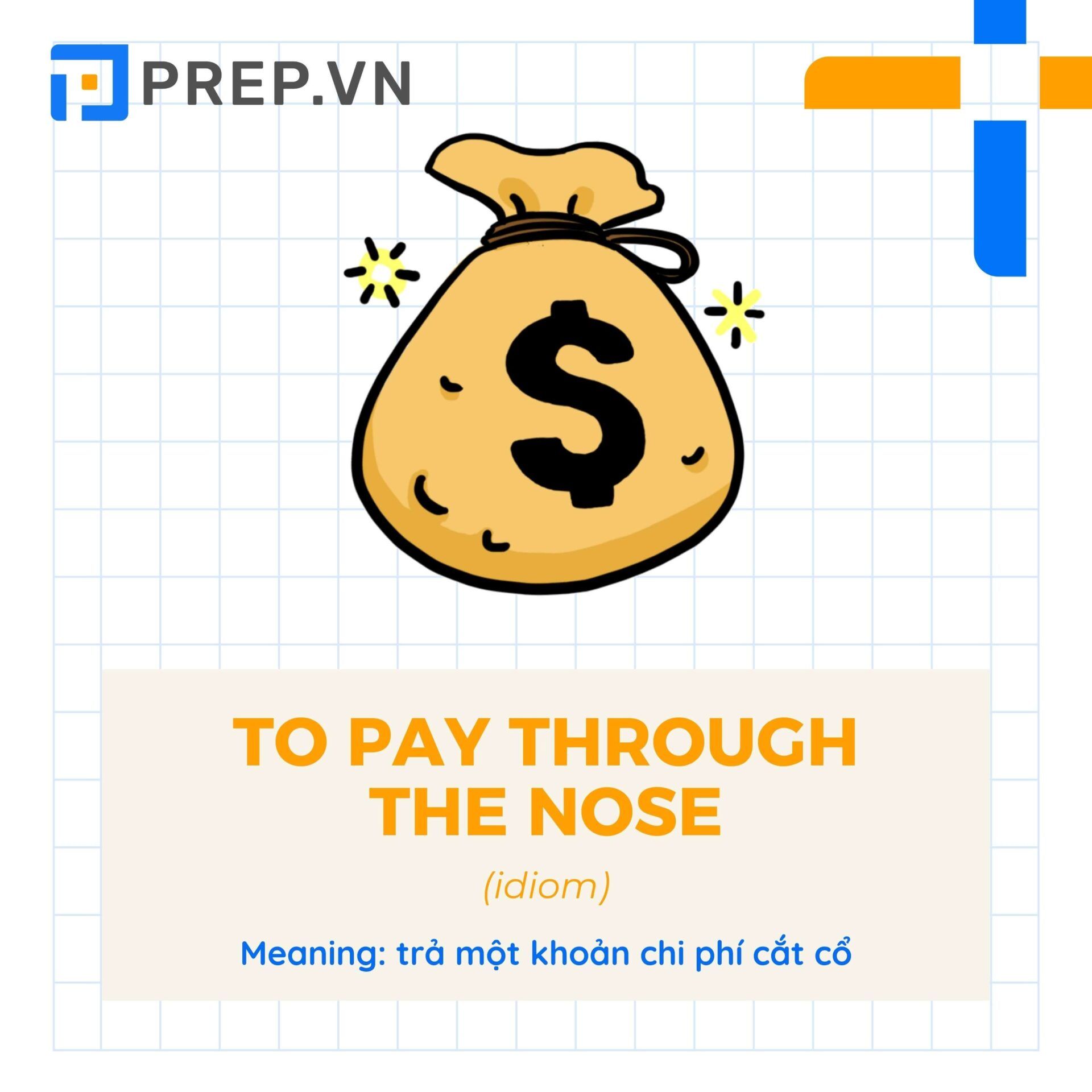 To pay through the nose