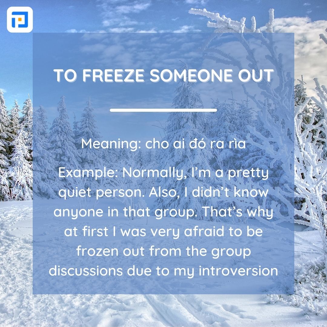 Idioms về mùa đông hay nhất