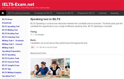 IELTS Exam - Website luyện thi IELTS online miễn phí