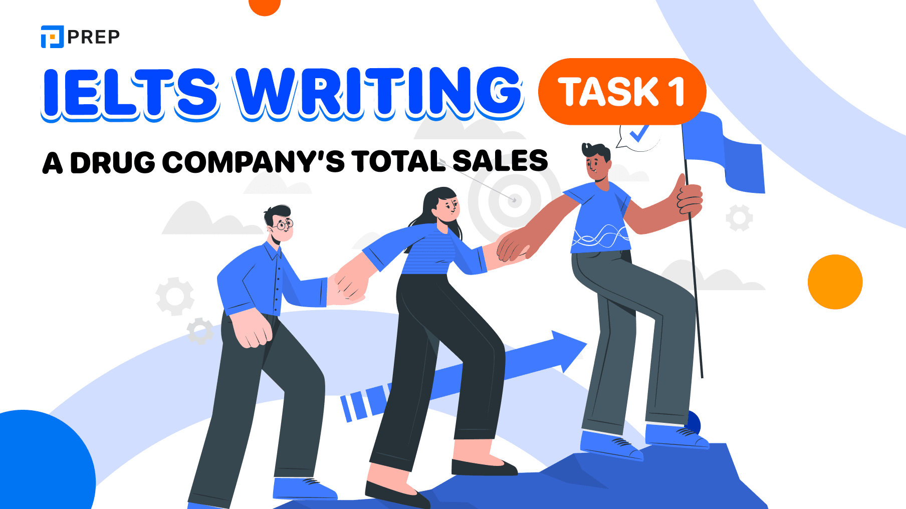 Bài mẫu IELTS Writing Task 1 A drug company’s total sales