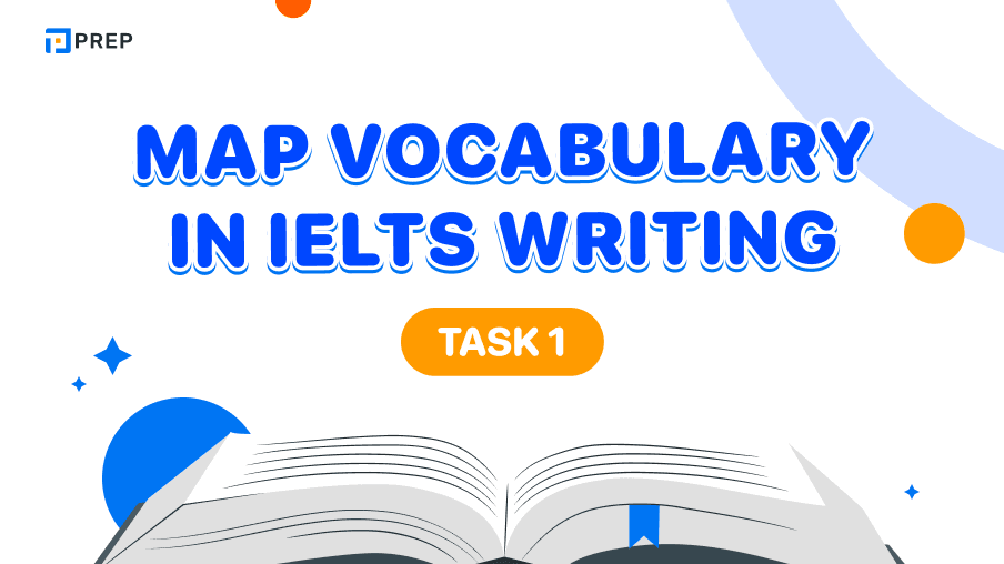 IELTS Writing Task 1 Map vocabulary