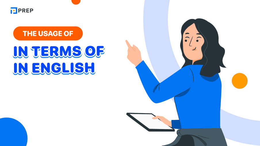 What is In terms of in English? Usage and exercises of In terms of in English