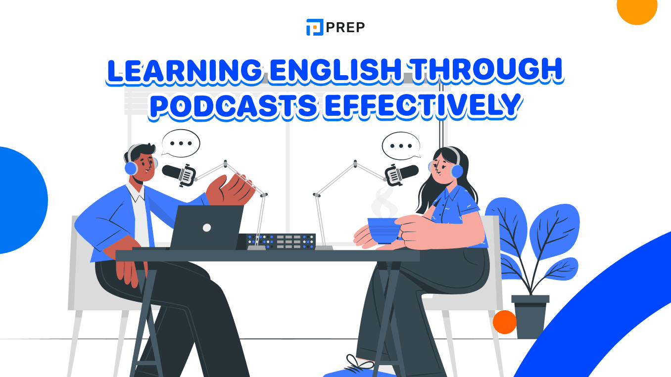 Effective learning English through podcasts with transcripts