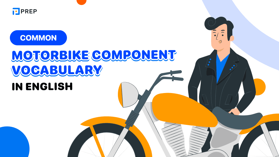 150+ English Motorbike Component Vocabulary
