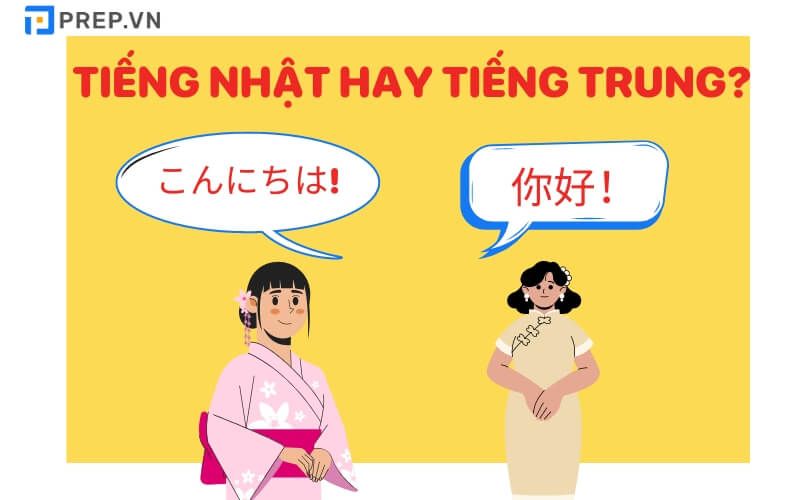 Tiếng Trung và tiếng Nhật đều là ngôn ngữ tượng hình