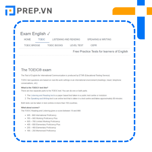 học TOEIC online, học TOEIC online miễn phí