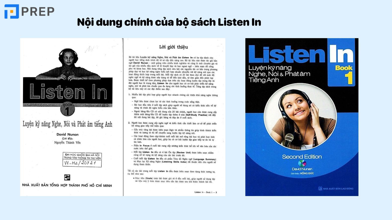 Nội dung chính của bộ sách Listen In 