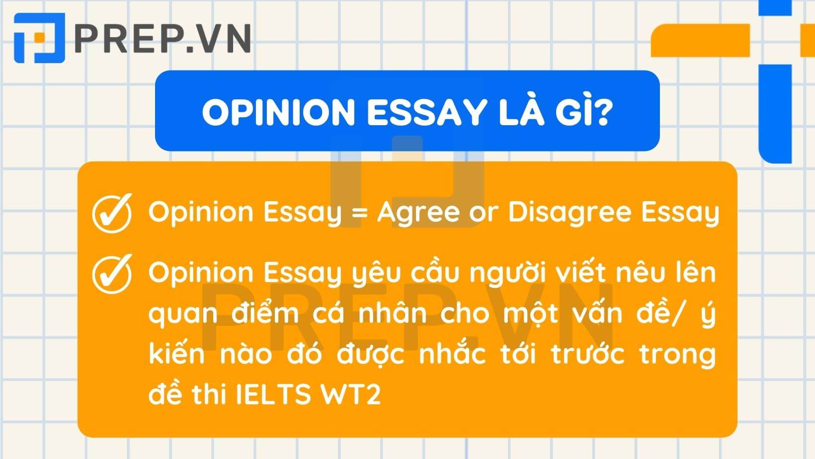Dạng bài Opinion Essay là gì?