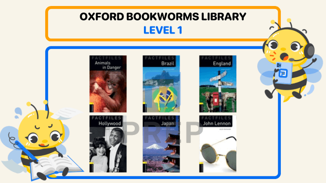 Cấp độ 1 của bộ Oxford Bookworms Library bao gồm 287 cuốn