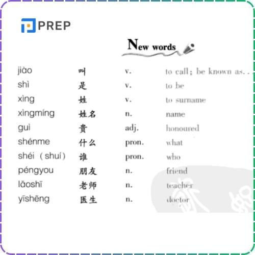 Phần từ vựng theo sách