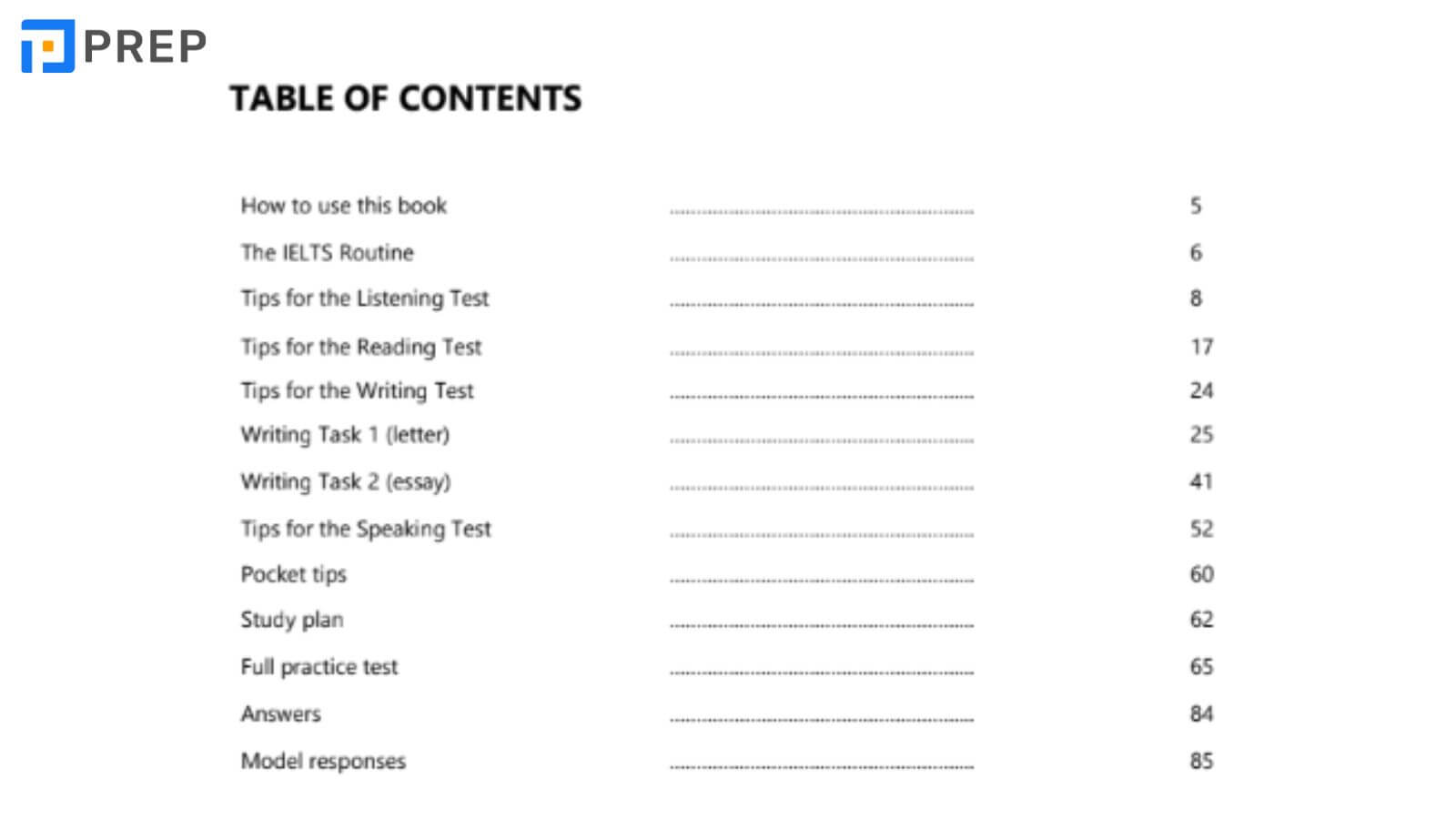 Review nội dung ACE the IELTS