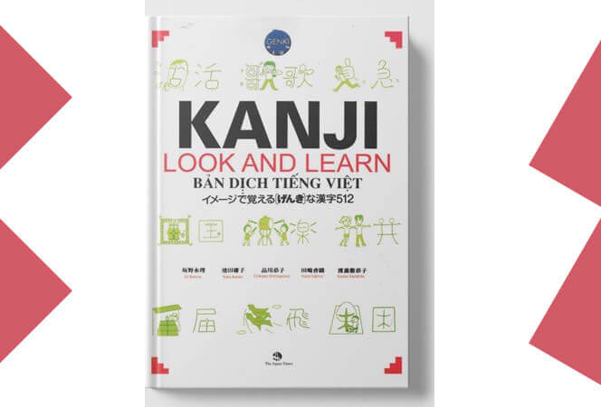 Sách học Kanji Kanji look and lean