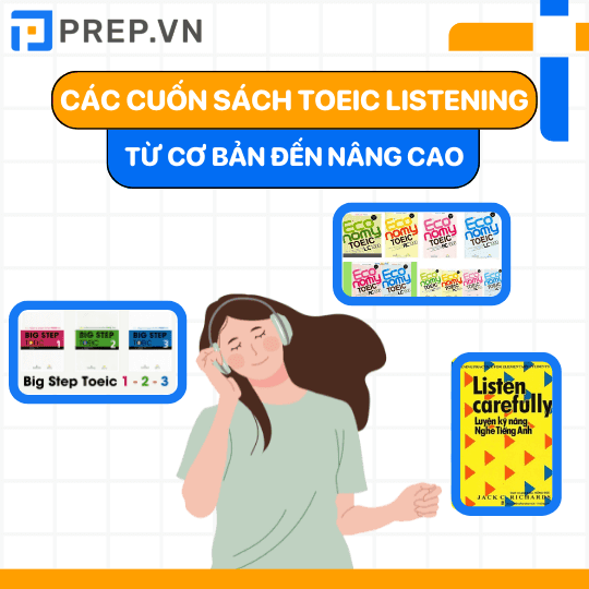 "Chữa điếc tiếng Anh" với 5 bộ sách luyện nghe TOEIC phù hợp cho mọi trình độ!