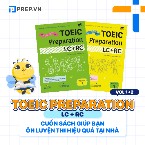  Download sách TOEIC Preparation LC + RC Volume 1, 2