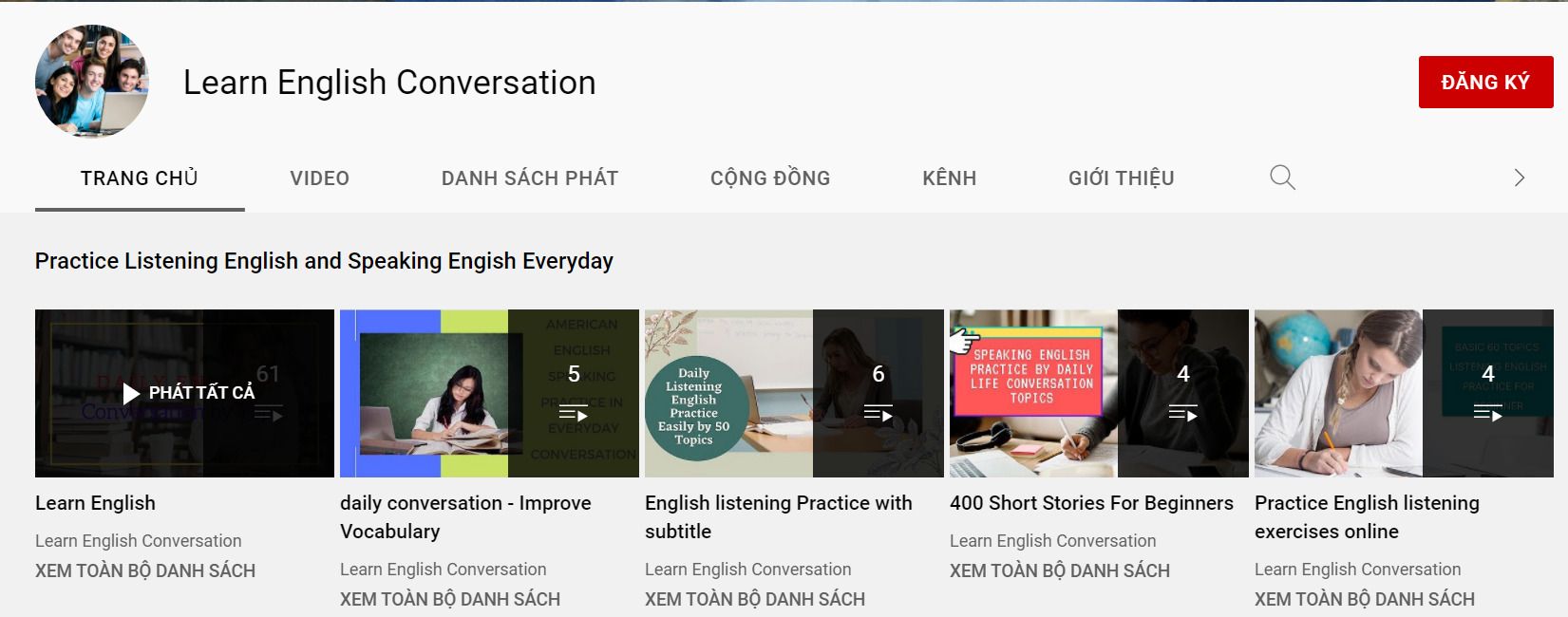Series Learn English Conversation phù hợp với trình độ Beginners