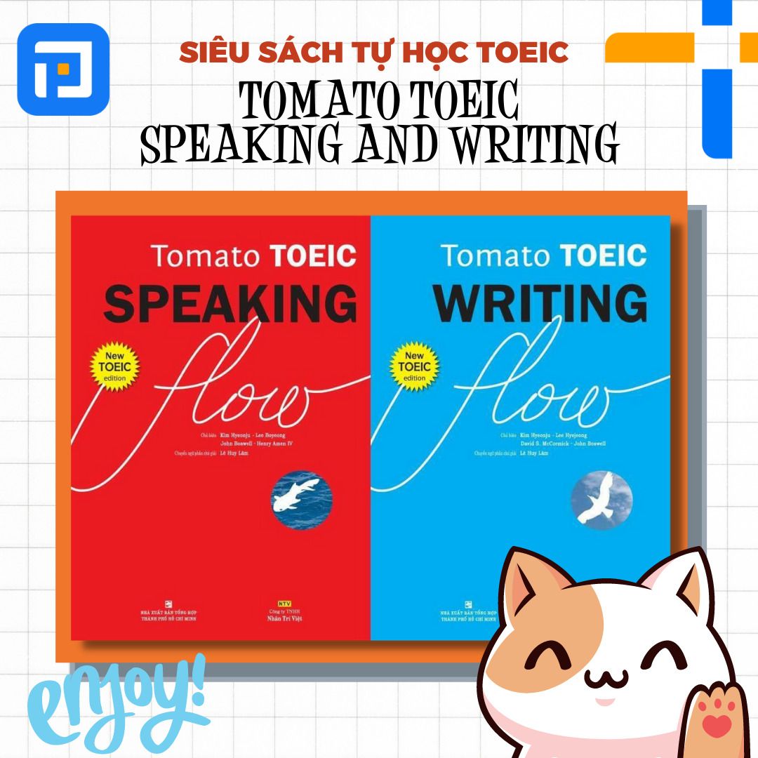 Siêu sách tự học TOEIC: Tomato TOEIC Speaking + Writing Flow!