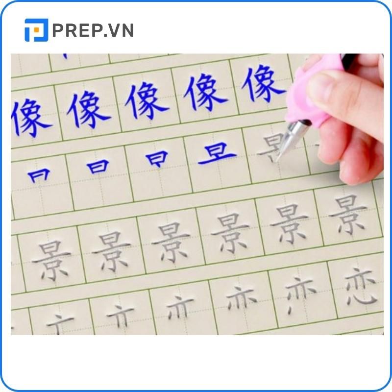 Vở tập viết tiếng Trung PDF giúp bạn luyện viết chữ Hán chuẩn đẹp