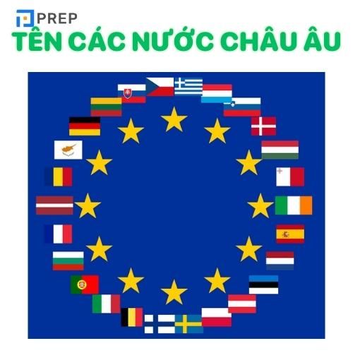 Tên các nước bằng tiếng Trung - Châu Âu