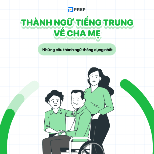 Ví dụ câu thành ngữ tiếng Trung về cha mẹ